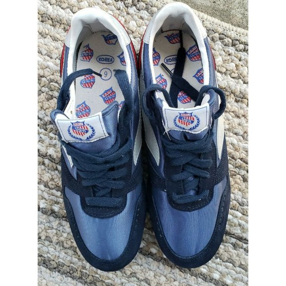 Vintage 80s Official USA AAU Amateur Athletics Union MENS Size 9 low-Top Shoes main image 8